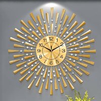 Decorative Wall Watch - Color: Golden