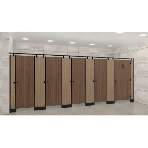 Toilet Cubicle - Nylon Crown Shoe Type - Color: Brown