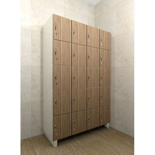 T-Line - 5 Tier Hdp Locker System - Color: Brown