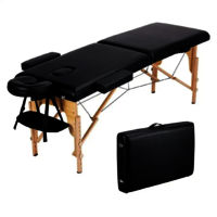 Wood Portable Massage Table Folding Massage Table 2 section, For Parlour