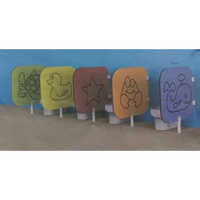 Infant Toilet Partition - Color: Multicolour