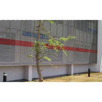 Metal Cladding - Aluminum Alloy Louvers, Plain Rectangle & Square Design | Custom Sizes Available For Versatile Applications