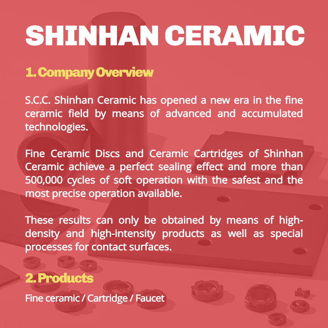 Fine ceramics & Advanced cartridges & Faucets