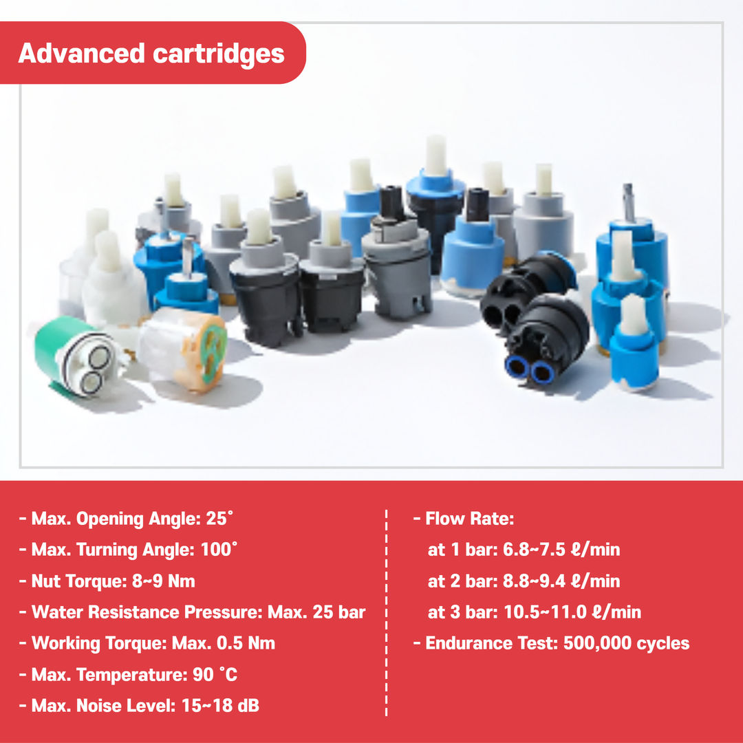 Fine ceramics & Advanced cartridges & Faucets