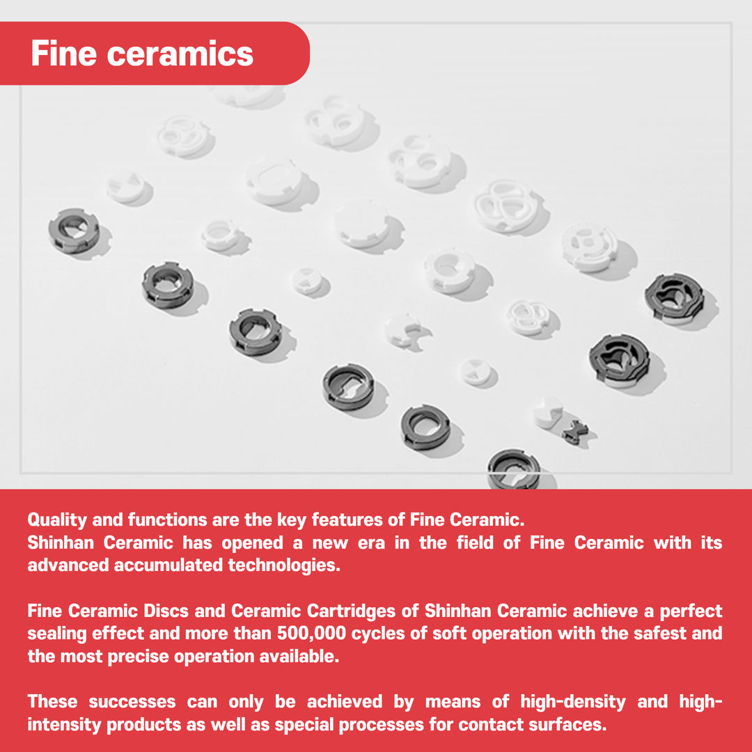 Fine ceramics & Advanced cartridges & Faucets