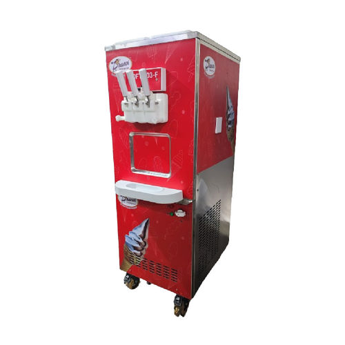 Automatic Softy Ice Cream Maker & Frozen Yogurt Ice Cream Machine Stainless Steel, - Dimension (L*W*H): 600X520X1400 Millimeter (Mm)