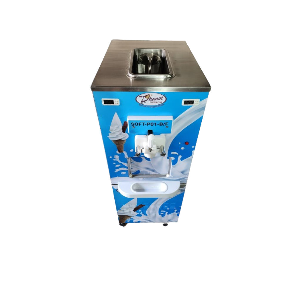 Soft Serve Ice Cream Machine Easy-to-Use, Quick Cooling High output with airpump