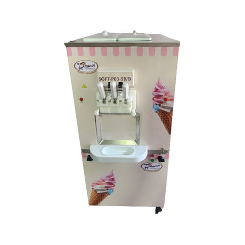 High-Performance Softy Ice Cream Machine , Quiet Operation With airpump