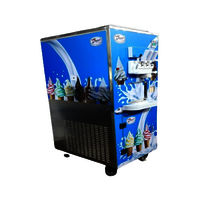 Softy Ice Cream Machine 2+1 MIX +3  RIPPLE COLOR SOFT-P06-F