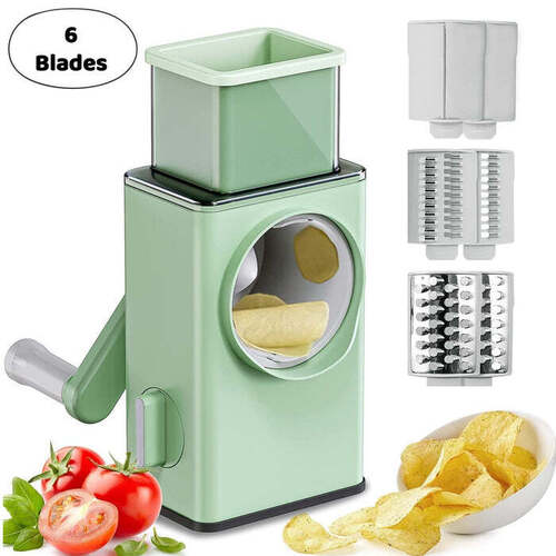 With 6 Blades Vegetable Chopper