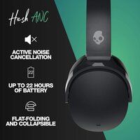 Skullcandy Hesh ANC Bluetooth Wireless Over-Ear Headphones with Mic (Black)