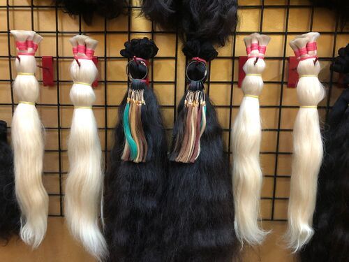 100% TOP QUALITY RAW INDIAN TEMPLE  WEFT HAIR BUNDLES