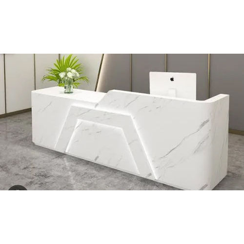 2 Seater Office Reception Table - Color: White