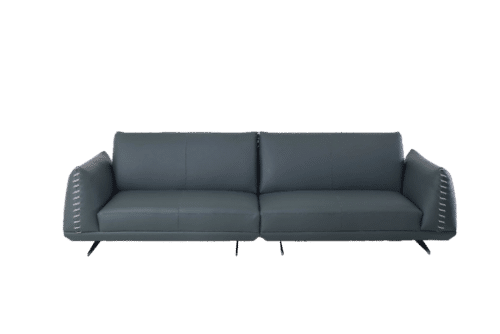 Modern Simple Leather Sofa Large Apartment Living Room Sofa