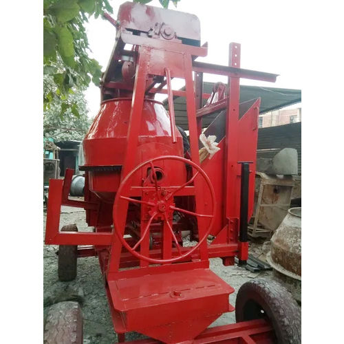 Manual Concrete Mixer - Color: Red