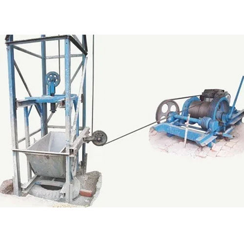 Automatic Builder Hoist Machine - Capacity: 750 -1000 Kg/Day