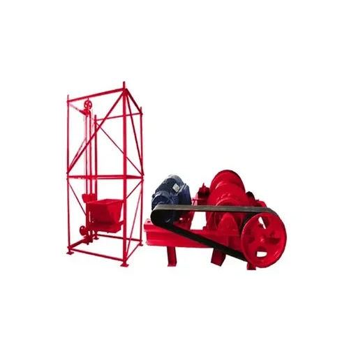 Trolley Tower Hoist Machine - Capacity: 0-1 Ton/Day