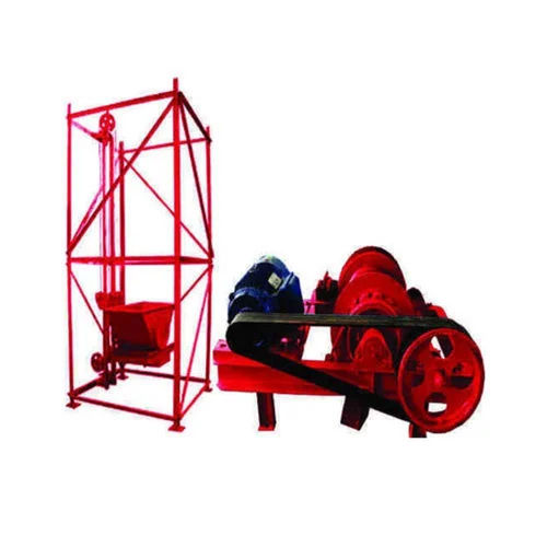 Builder Hoist With Trolley - Capacity: >10 Ton/Day