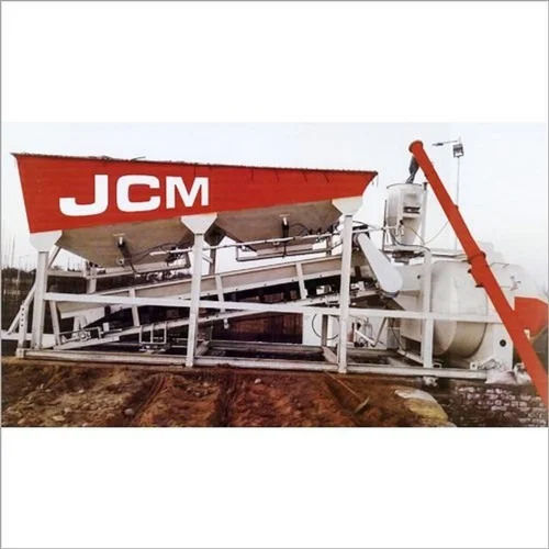 Cp30 Mobile Concrete Batching Plant - Color: White