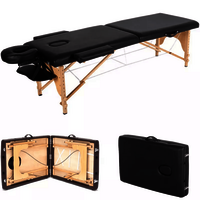 Facial Massage Bed Folding Massage Table Beauty Massage Spa Bed Spa Massage Bed - Color: Multicolor