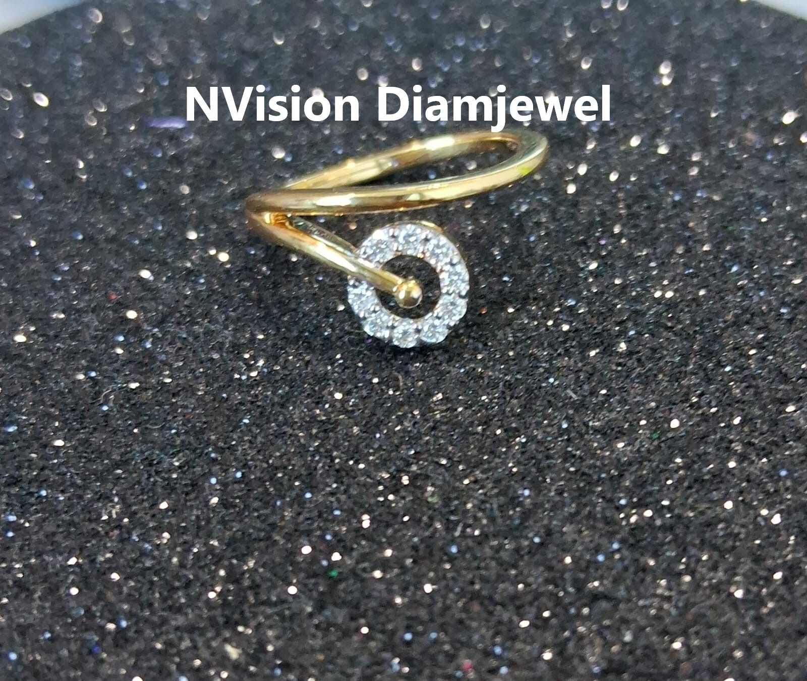 Natural Diamond Imperial Sunrise Ring.