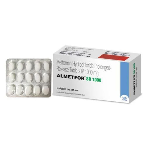 Metformin Hydrochloride Prolonged Release Tablets Ip 1000 Mg - Drug Type: General Medicines