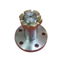 Mahindra Rotavator Slx Idler Shaft - Round Mild Steel With 5 Pin Holes | Silver Finish For Enhanced Durability