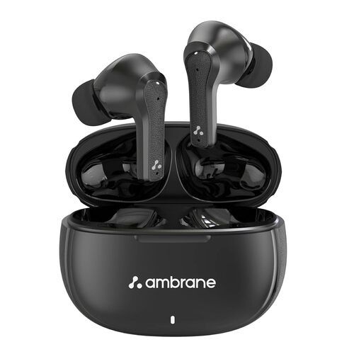 Ambrane True Wireless Earbuds, Ipx4 Water Resistance & Voice Assistance (Dots Quad,black)