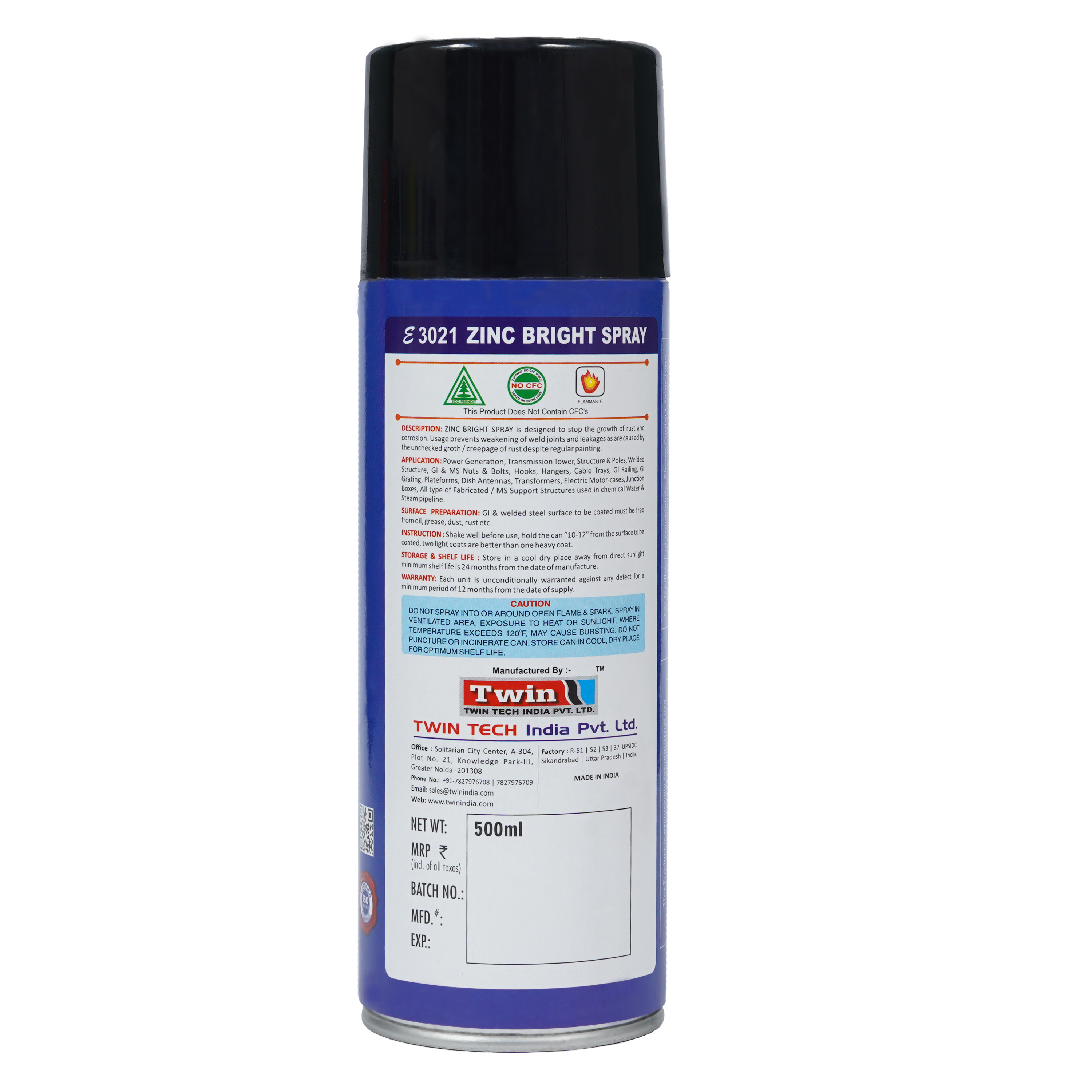 ZINK BRIGHT SPRAY 500ML