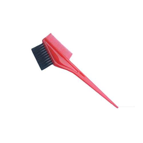 Red Plastic Hair Dye Comb Brush