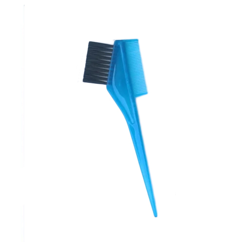 Blue Plastic Hair Dye Comb Brush