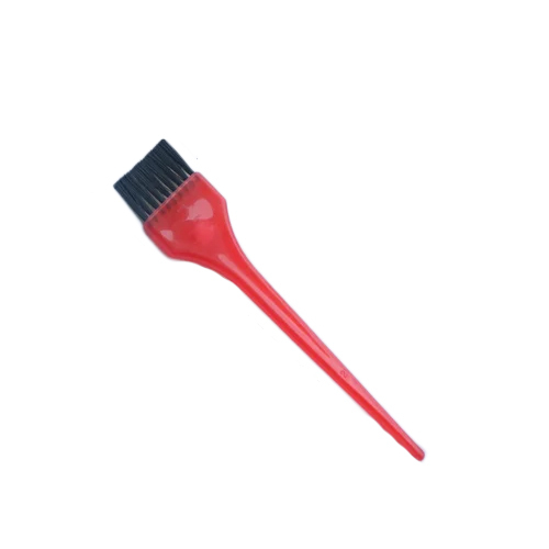 Red Plastic Hair Dye Coloring Brush