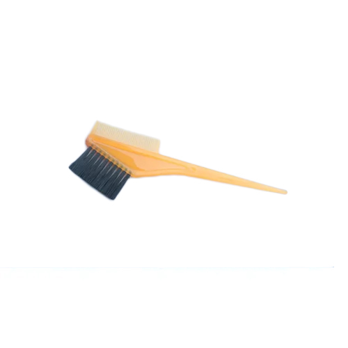 Yellow Plastic Hair Dye Comb Brush