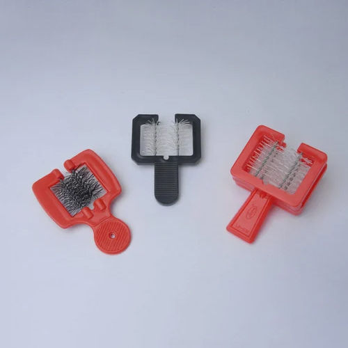 Plastic Hair Comb Cleaner Brush - Color: Different Available