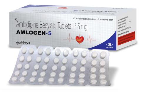 Amlodipine Besylate Tablets Ip 5Mg - Drug Type: General Medicines