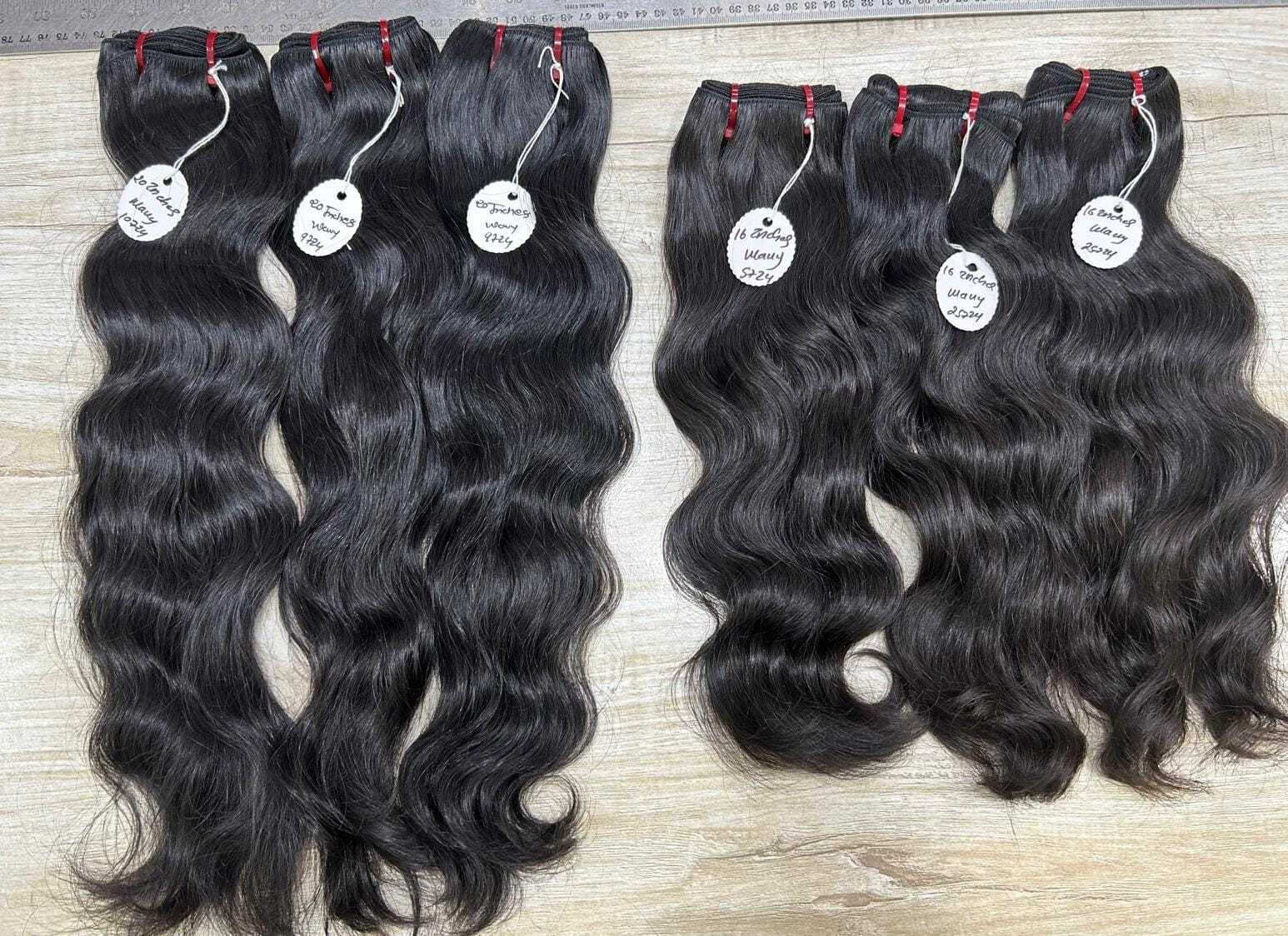 RAW WAVY HAIR EXTENSIONS