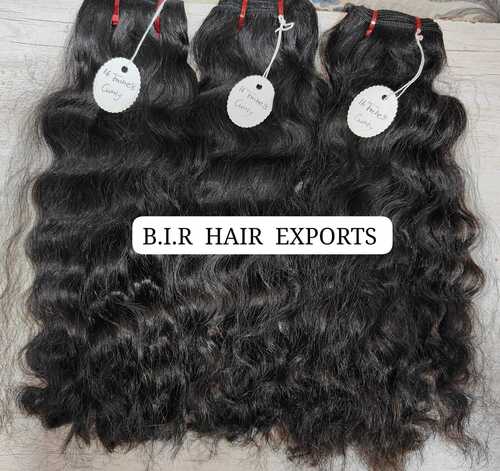 Raw Curly Natural Human Hair Extensions