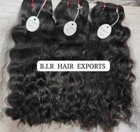 Raw Indian Curly Human Hair Extensions - 10inch To 40inch, Remy Hair, Natural Color, Weaving Style