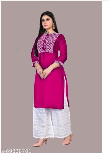 Designer kurti plazo set