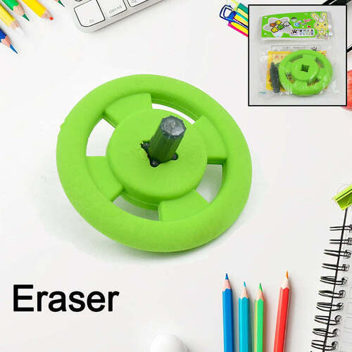 Spinning Tops Shape Eraser