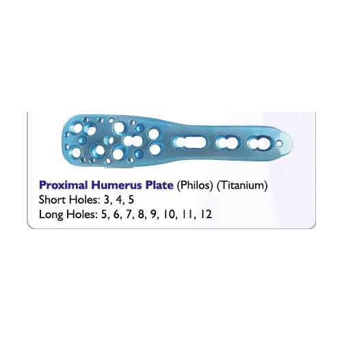 Proximal Humerus Plate (Philos) - Color: Transparent