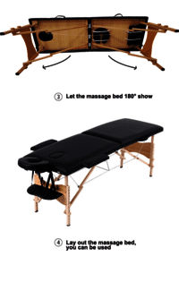 foldable wooden beauty bed professional portable massage bed