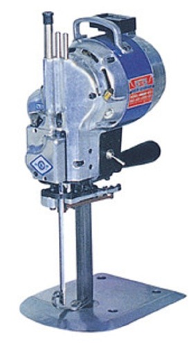 Straight Knife Cutting Machine - Steel, Semi-Automatic, Electric Drive, Silver | Automatic Operation, Flexible Cutting for Curvy Patterns