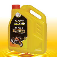 Moto Guard 4t Plus Engine Oil 4t 20w40 - Automotive Grade Protection, Normal Smell & Convenient Can Packaging