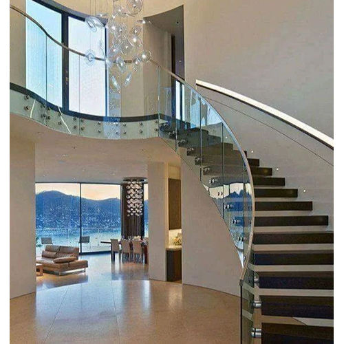 Button Glass Railing - Feature: Rodent Proof