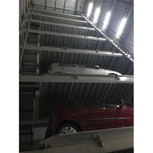 Four Post Stacked Type Car Parking System - Mode Of Drive: Hydraulic