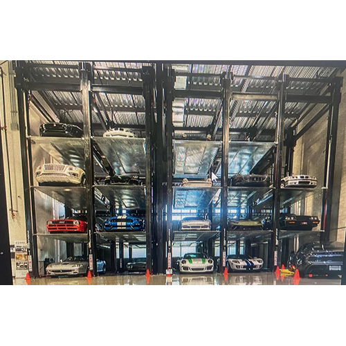 Four Pole 06 Level Pit Car Parking System