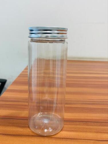 53/5.5" Jar With Aluminium Cap - Color: Transparent