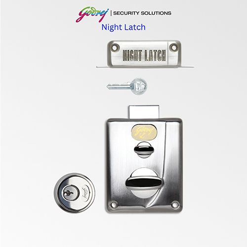 Night Latch Lock - Color: Silver