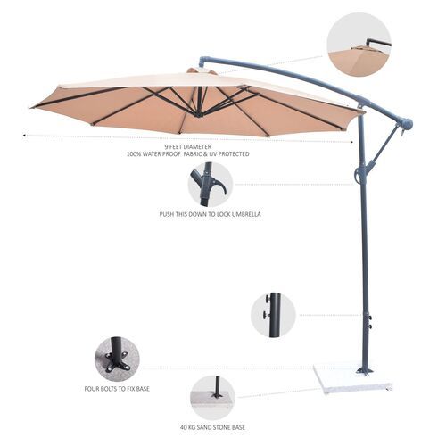 Side pole Umbrella